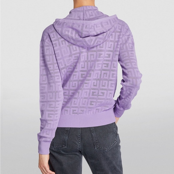 Givenchy 4G Logo Zip-Up Hoodie, Size L - Picture 6 of 14